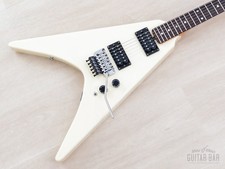 1983 Kramer USA Vanguard Imperial Flying V Pearl White, 100% Original
