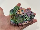 Rainbow Bismuth Crystal Cluster • Iridescent Metallic Specimen • Display Mineral — photo 6