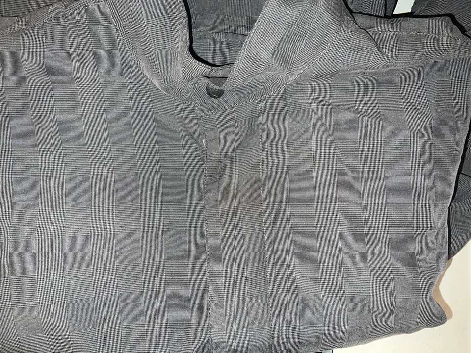 Pulôver de golfe Walter Hagen Hydro Halt masculino jaqueta corta-vento tamanho M 1/4 zíper cinza - Imagem 2 de 4