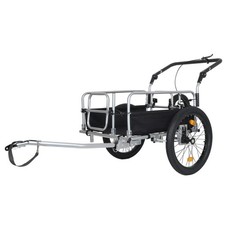 -Duty Convertible Bike Trailer with Option - 110lb Capacity, , Tires for All
