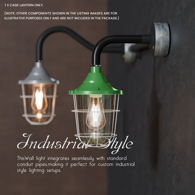 Industrielle Fischer Käfig Decke Pendelleuchte Schirm 3/4'' Eingang Wand Laterne