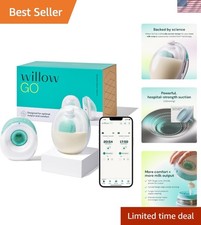Wearable Electric Breast Pump with Hospital-Grade Suction, Ergonomic Cordless
