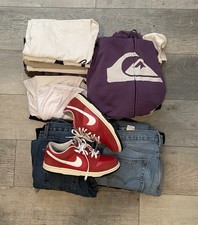 Men’s Vintage Clothing Lot Size Medium + Nike, Quicksilver, Travis Scott, Levi’s