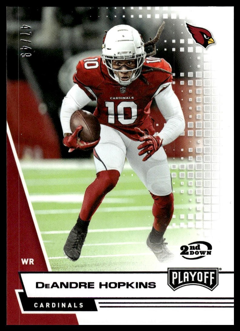 2020 Panini Playoff #121 DeAndre Hopkins 2nd Down #/49