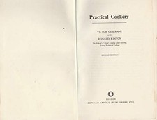 Practical Cookery by Kinton, Ronald Hardback Book The Cheap Fast Free Post