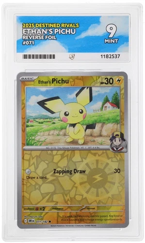 Ethan's Pichu - Destined Rivals 071/182 - Reverse Foil - ACE 9