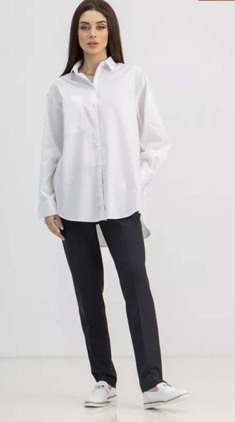 Women 1880 Club Shirt White Cotton 36 / S / 44