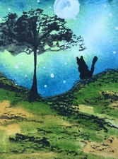 Aceo Original Mixed Media Art