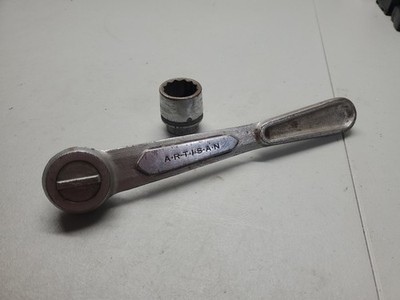 *Vintage*USA* S-K Gambles ARTISAN 4270 1/2  Drive Ratchet Beaver Tail Handle