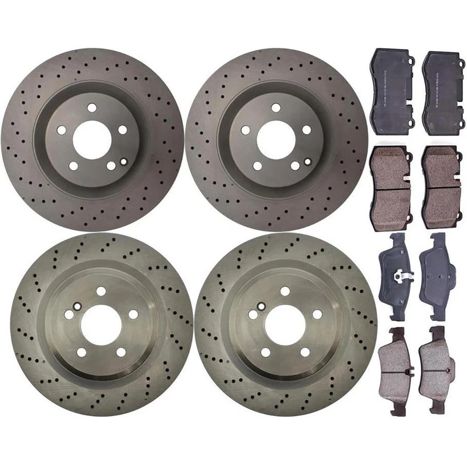 Kit Pastillas Freno y Rotores Delanteros y Traseros Mercedes-Benz S350 2013 2012 Foto 2 de 4