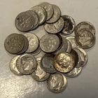 28 Silver Assorted Roosevelt Dimes  90 %-  2 Oz Of  Silver. 030603