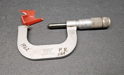 LUFKIN 612 SCREW THREAD MICROMETER 1''- 2'' Capacity 8 - 13 Pitch US & V Machinist