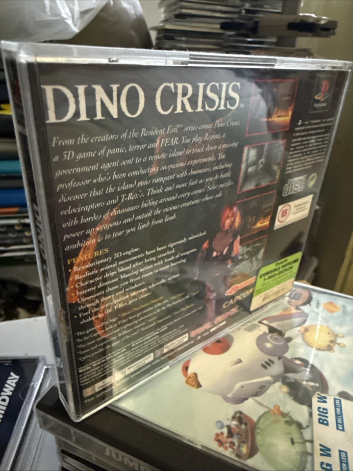 1999 Capcom Dino Crisis PS1 PlayStation PAL Good Condition with Manual - Image 4 of 4