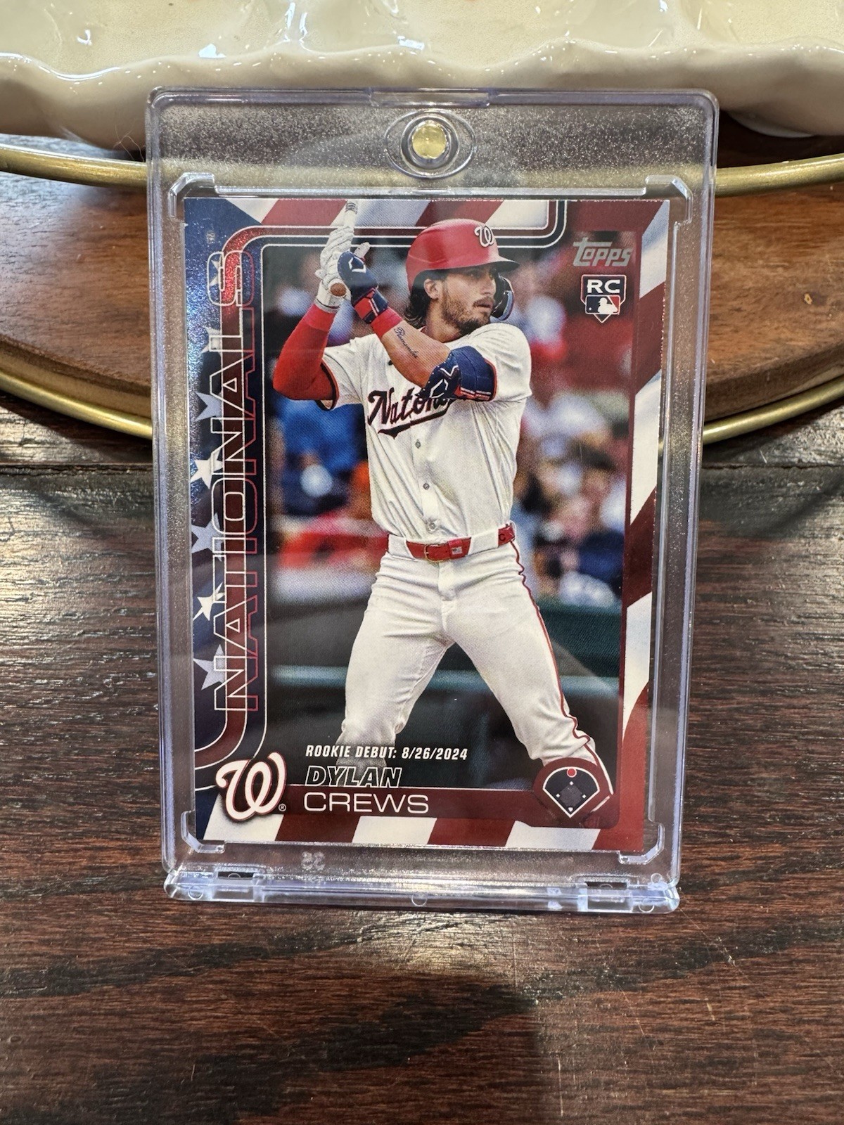 2025 Topps Update Series US223 Independence Day /76 Dylan Crews Rookie Nationals