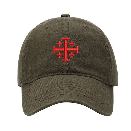 Baseball Cap bestickt Mütze für Jerusalem Cross Herren verstellbar Baseball Caps  - Bild 5 von 18