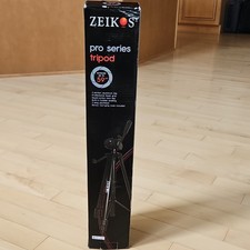 Zeikos Pro Series Aluminum Tripod 3-Way Panhead 59" w/ Case Quick Release