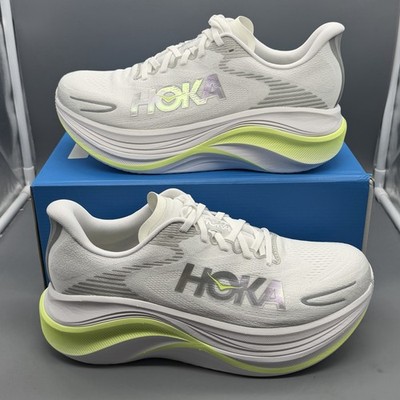 Hoka One One Skyward X 2 Womens 11 Mens 10 White Metallic Running Shoes Training