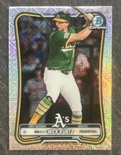 2026 Bowman Chrome Baseball Nick Kurtz #10 Mojo Refractor Athletics