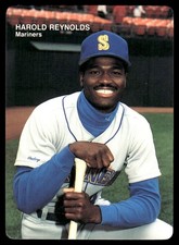 Harold Reynolds 1990 Mother's Cookies Mariners SGA #6 Mariners MLB READ