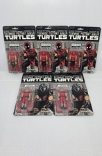 Super7 E&L   s Teenage Mutant Ninja Turtles Foot Soldier  Red  & Shredder