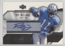 2004 Upper Deck Pro Sigs Signature Collection Roy Williams #SC-RW Auto 3mx