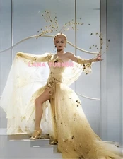 LANA TURNER #105 BEAUTIFUL COLORIZED PHOTO 11 X 8.5 SHIPS FREE