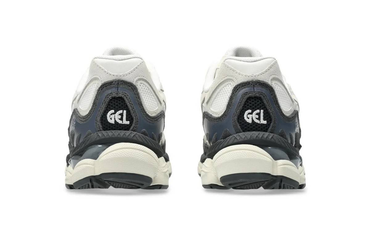 Size 11 - ASICS Gel NYC White Smoke Grey for sale online | eBay
