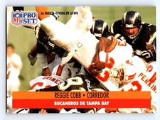 1991 Pro Set Spanish #308 Reggie Cobb Fresh Break EX-EXMINT