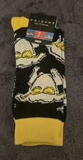 Friends TV Show Crew Socks Mens Womens sock sizd 10-13 90s Fun Gift NWT