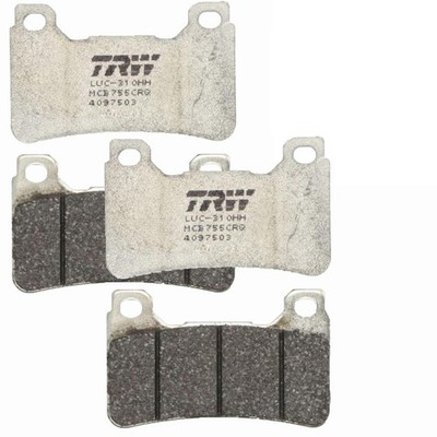 2x TRW Racing Bremsbeläge vorne MCB755CRQ Honda CBR1000RR 2004-2016 SC57 SC59