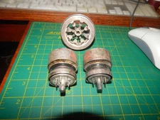 2 EA USED EIMAC 4X150A POWER TUBES JAN-7034 & 1 Johnson 124-116 Socket For KWS-1