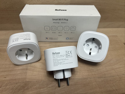 WLAN-Steckdose Refoss Smart Plug, Fernbedienung WiFi-Steckdose 3 Stk. mit OVP