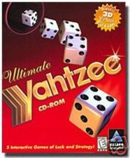 Ultimate Yahtzee PC CD Battle Yahtzee Triple Yahtzee roll dice points game