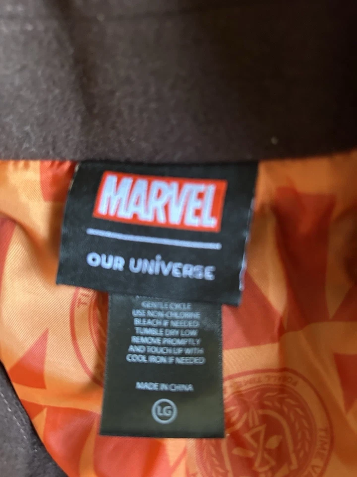 Marvel Universe Loki Brown Trench Coat Size Large - Image 3 of 3