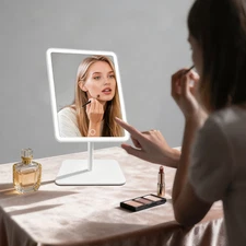 Professional Lighted Vanity Mirror,Touch Control,3 Color Dimmable,360° rotation