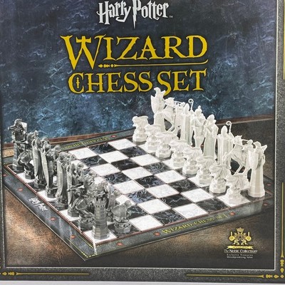 Harry Potter Wizard Chess Set Noble Collection Traditional Game 2 Players Ages