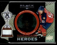 Brian Campbell 58/100 Black Diamond Hardware Heroes 2012-13 #HH-BC