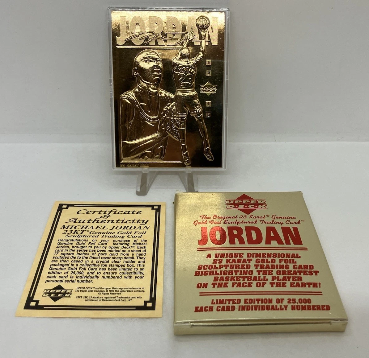 Michael Jordan Karat Gold Card Upper Deck for sale | eBay