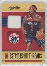 2020 Panini Absolute Memorabilia Established Threads Level 1 Bradley Beal 1pz3