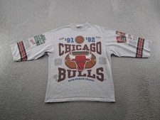 Vintage Chicago Bulls NBA Basketball 1991 1992 Champs All Over Print 90s Size XL