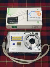 MINT Sony Cyber-shot DSC-W80 Silver 7.2 MP 3x Optical Zoom Digital Camera Tested