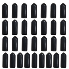 30pcs Tent Peg Covers PVC Protection for Camping Stakes with 8mm Diameter