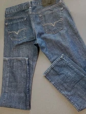 Guess Lincoln Slim Straight Denim Dark Blue Wash Jeans Men Sz 30x32 