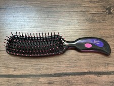 Vtg Goody Hair Brush 80  s 90  s HTF RARE Black W/ Retro Color Touches On Handle