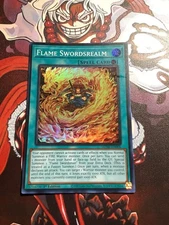 Yugioh! Flame Swordsrealm MZMI-EN006 (SR) 1st Ed
