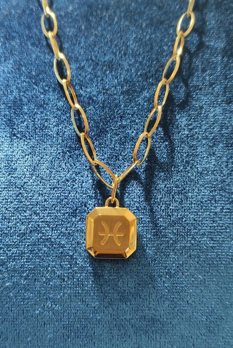 2 Collane Donna Con Segno Zodiacale - Placcate Oro - 12 Costellazioni Disponibili - Regalo Oroscopo - 5