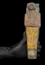 Ancient Egyptian Ushabti Statue – Rare Funerary Artifact of Antiquity Figure BC