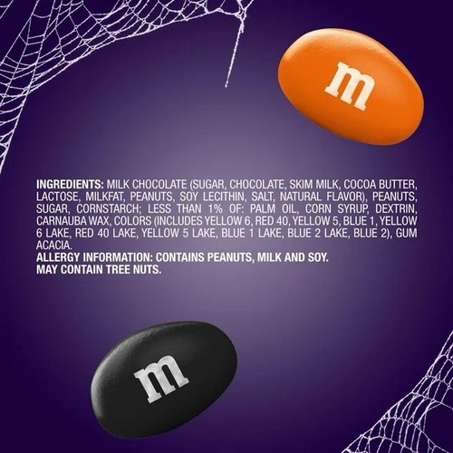 Caramelle di Halloween al cioccolato al latte di arachidi M&M'S, 62 once - Foto 3 di 4