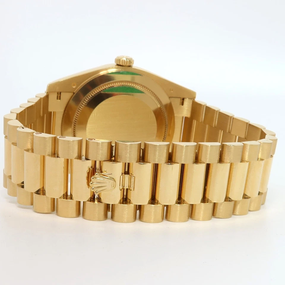 Rolex Day-Date 40 President oro amarillo sólido de 18 quilates esfera romana champán 228238 Foto 4 de 4