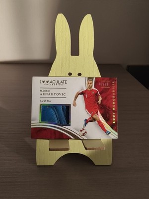 Marko Arnautovic 2017 Panini Immaculate Boot Memorabilia 2/21 Austria Inter CSL